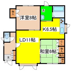 文苑４－５４－７テラスハウスの物件間取画像